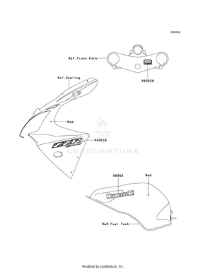 Decals (red)(j7f)(ca,us) Schematic