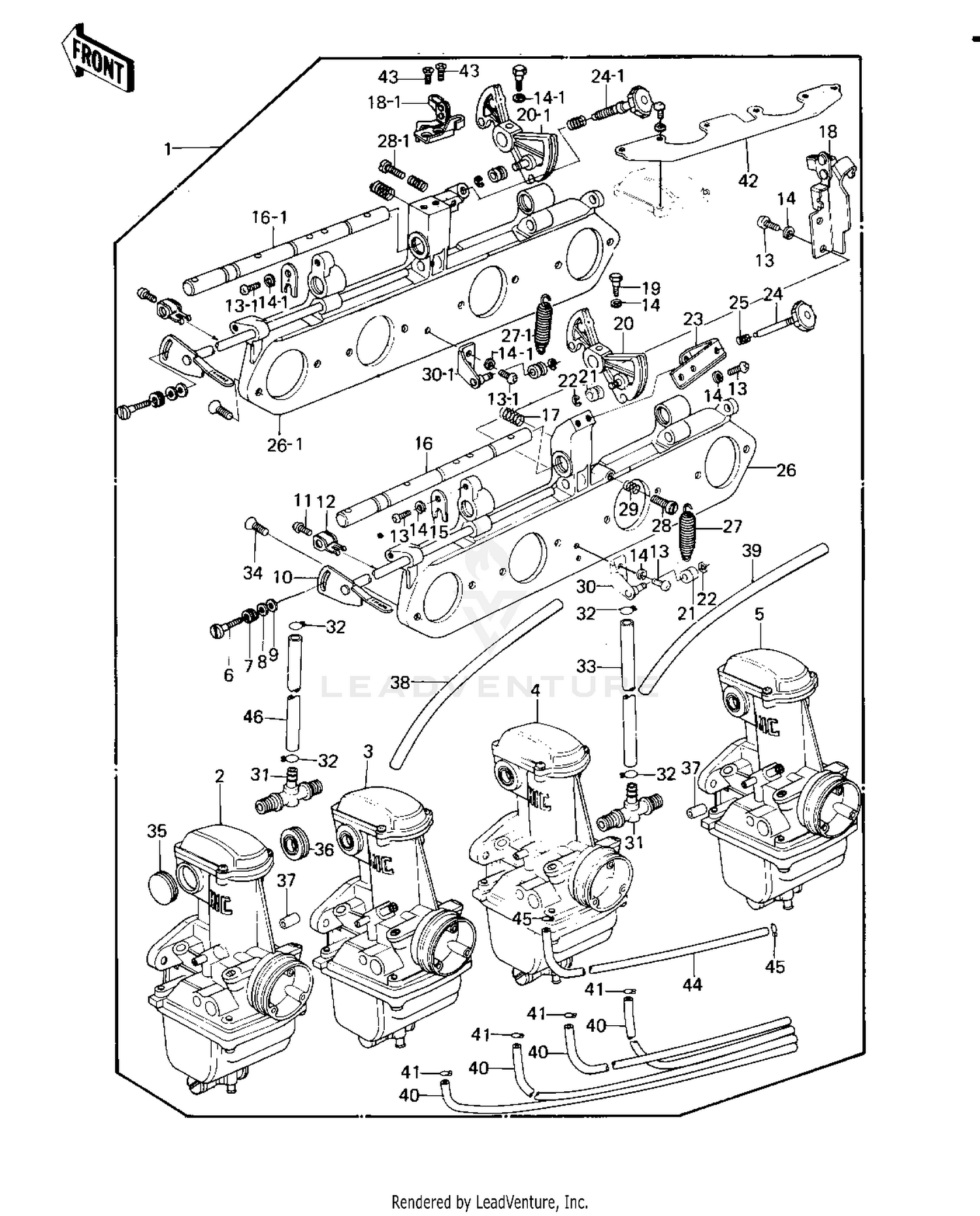CARBURETOR ASSY ('77-'78 A1/A2/A2A)
