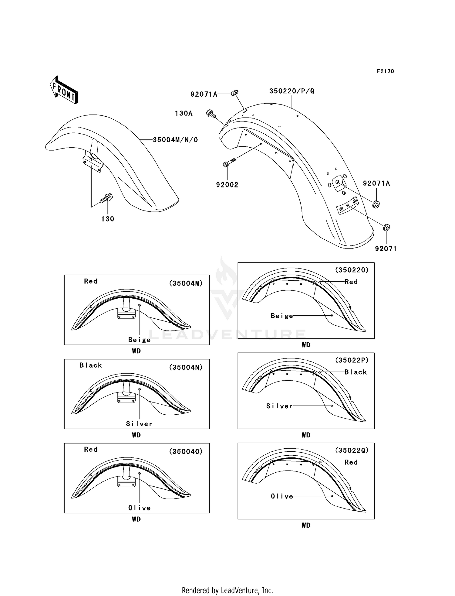 FENDERS (VN1500-N1/N2)