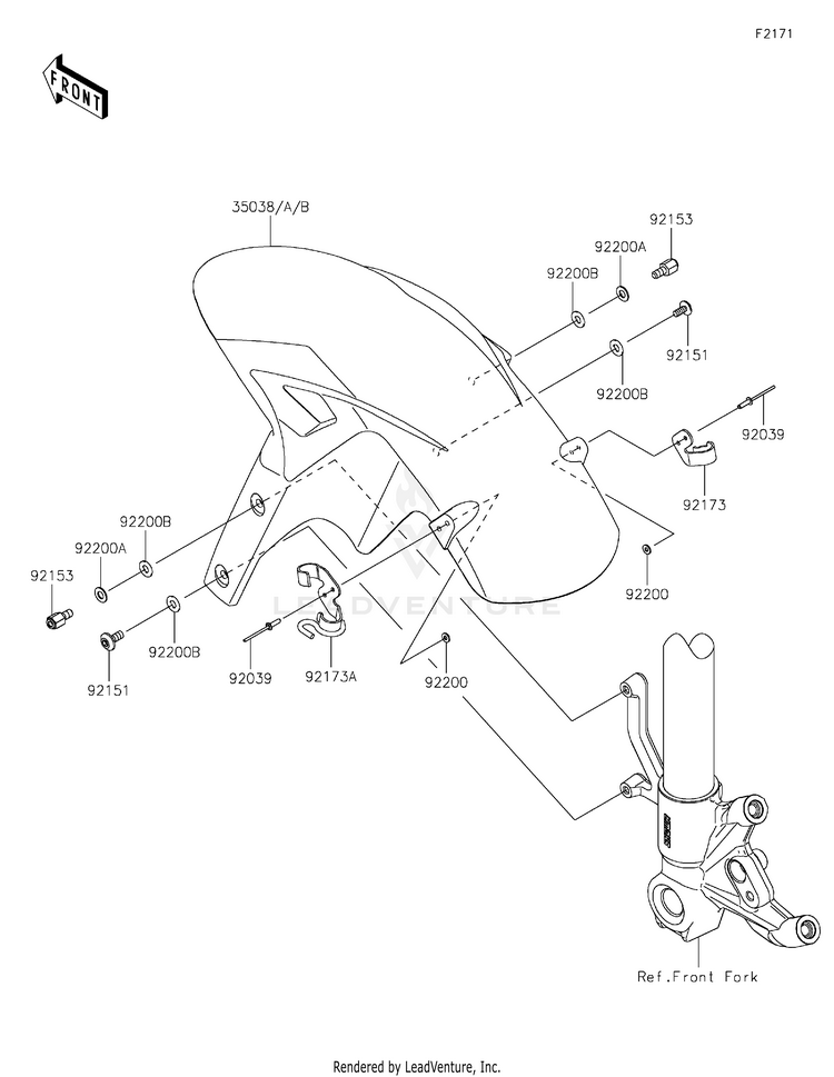 Front Fender(S) Schematic