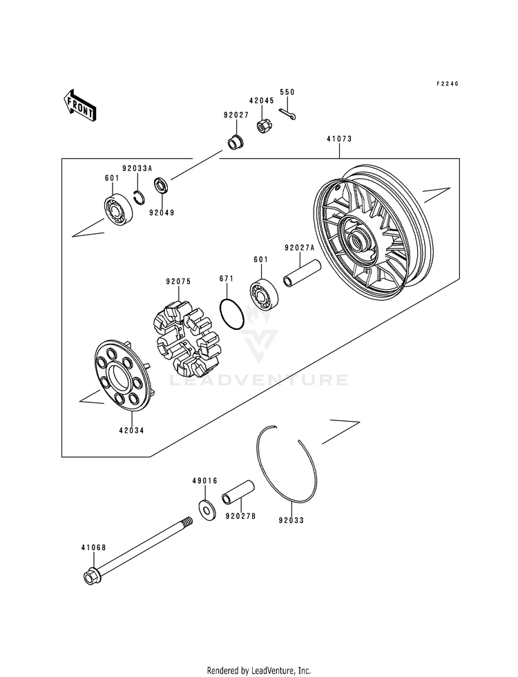 Rear Wheel/Chain Schematic