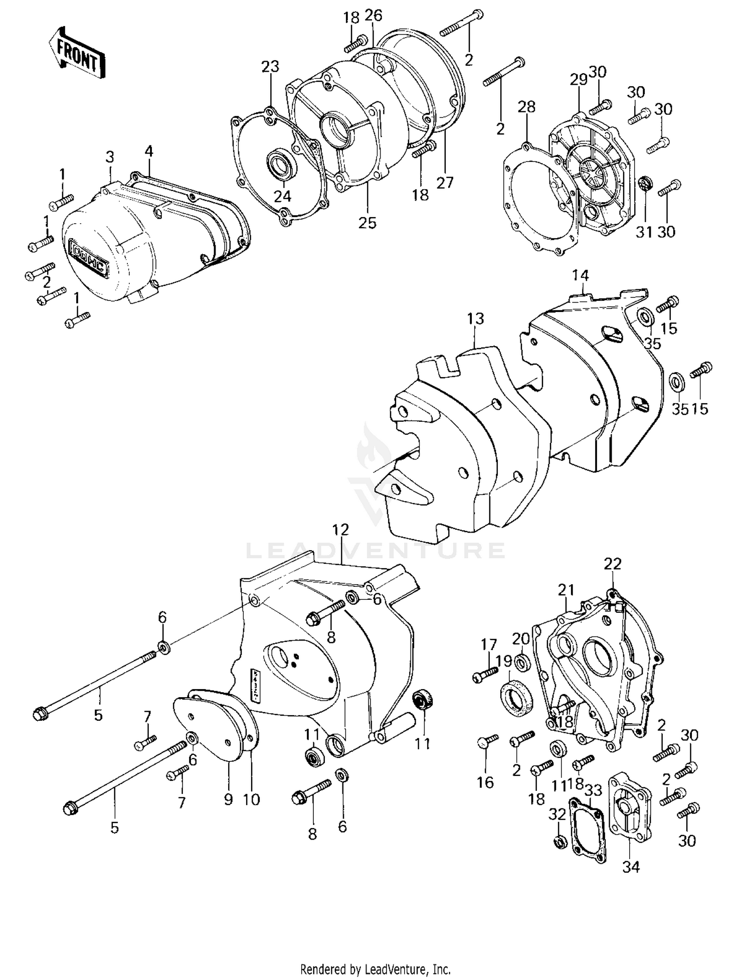 ENGINE COVERS ('78 D1)