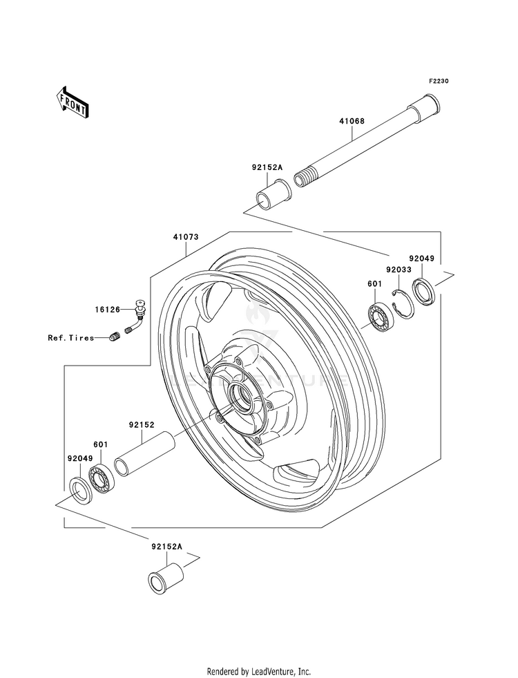 Front Wheel Schematic