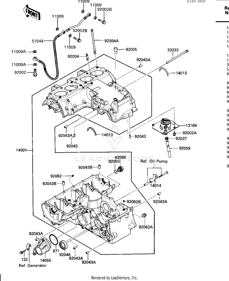 Crankcase Schematic