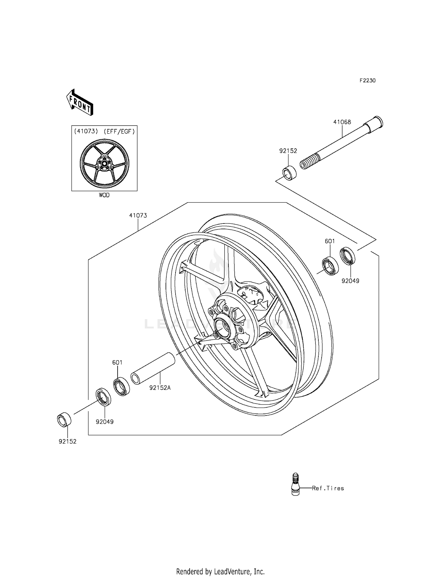 FRONT HUB