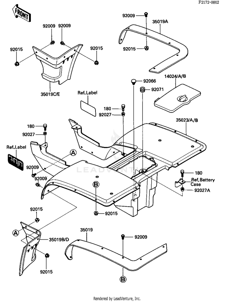 Rear Fender Schematic