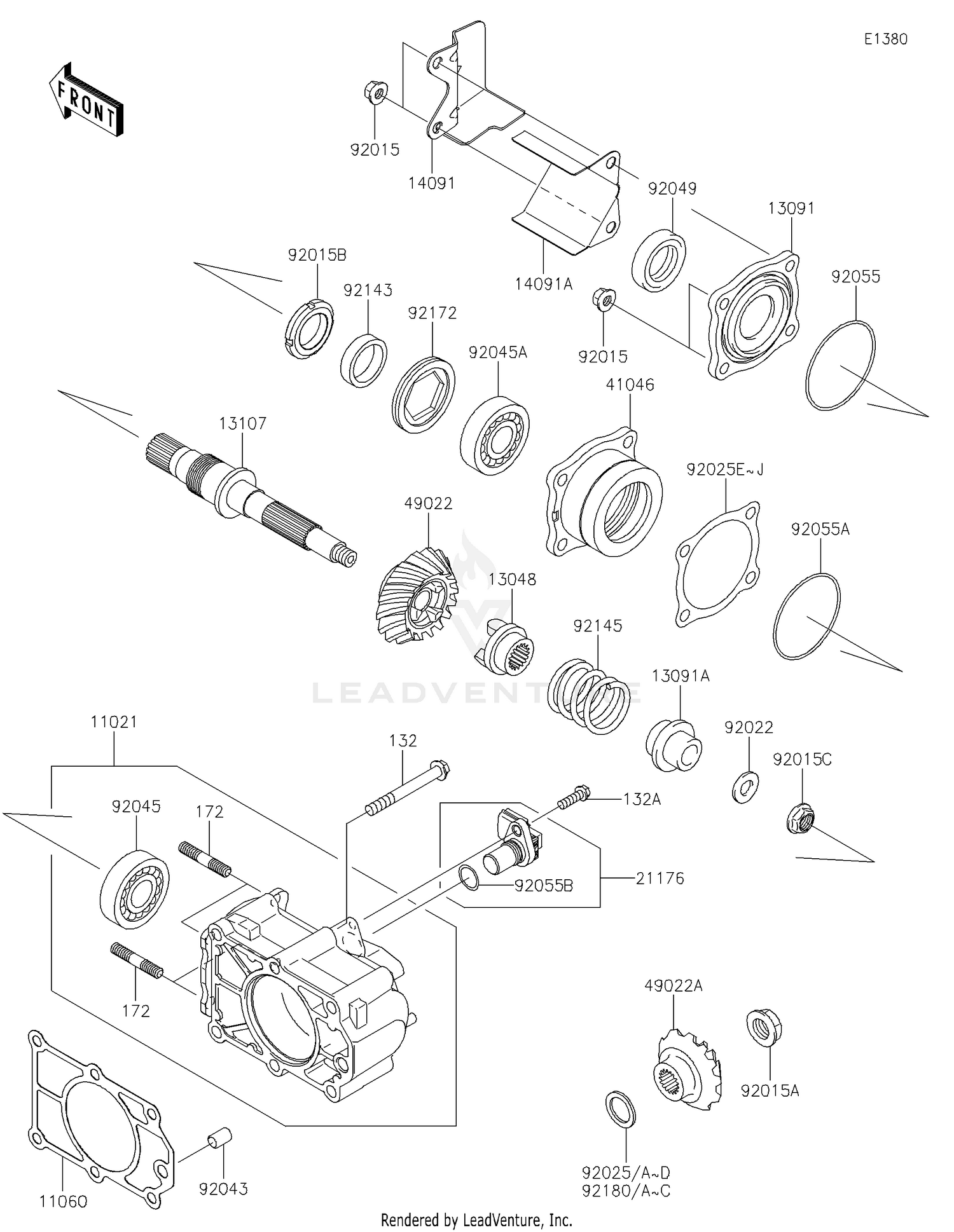 Bevel Gear Case