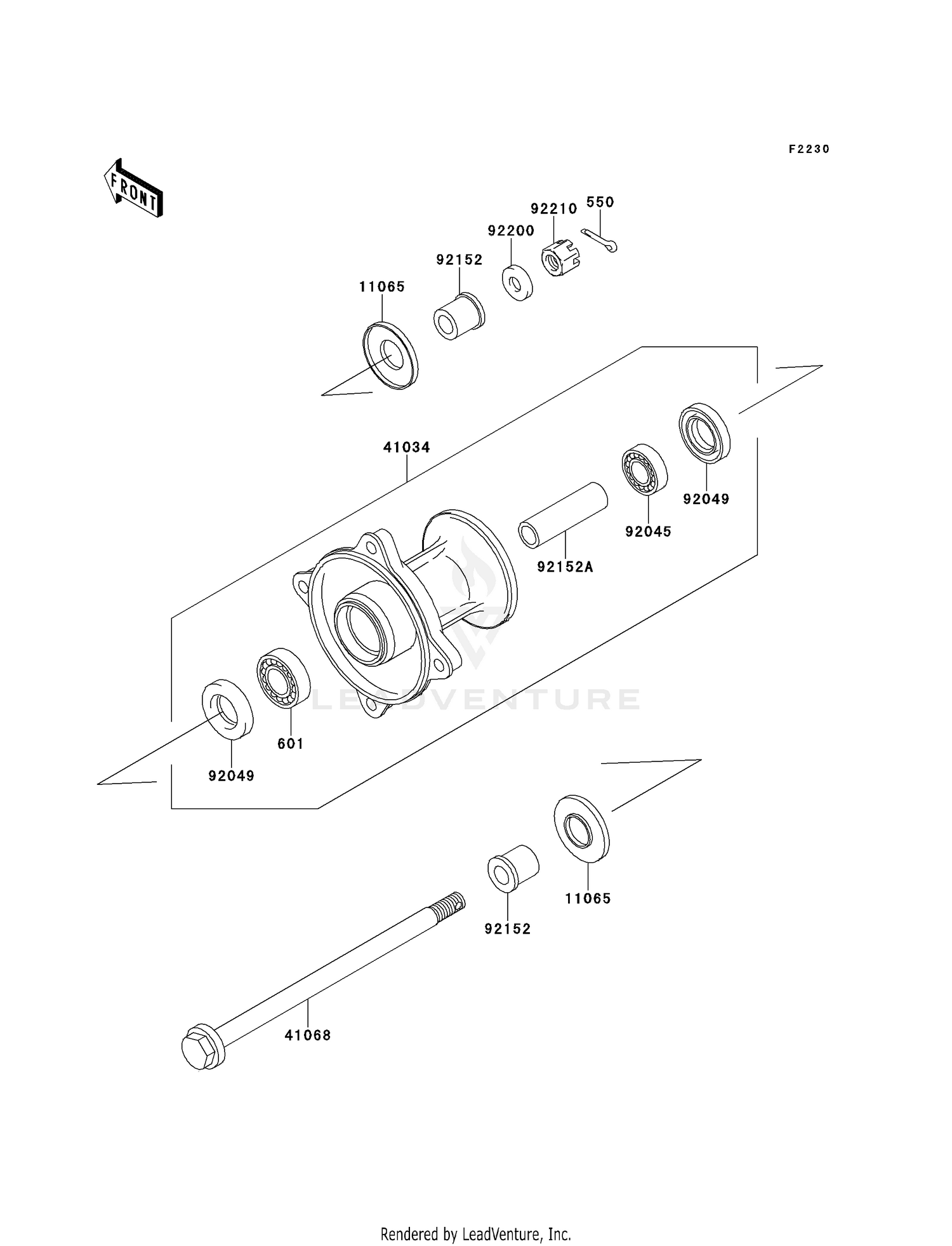 FRONT HUB