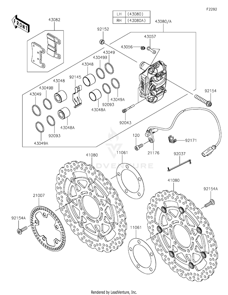 Front Brake Schematic