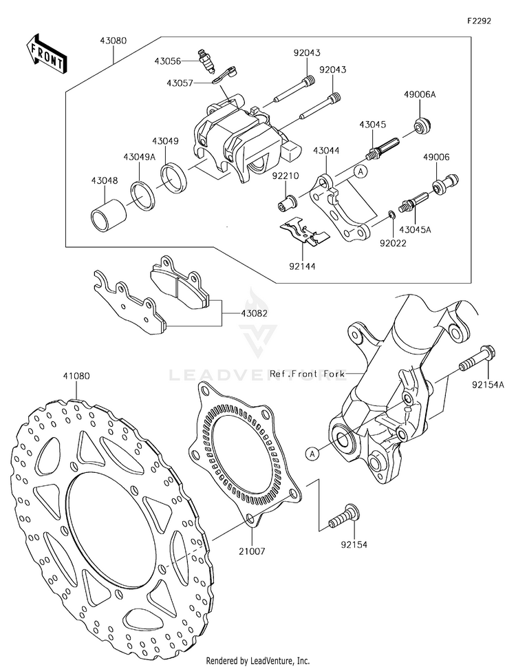 Front Brake Schematic
