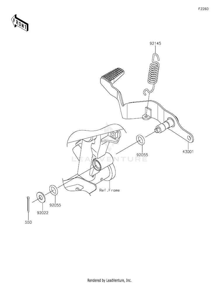 Brake Pedal Schematic