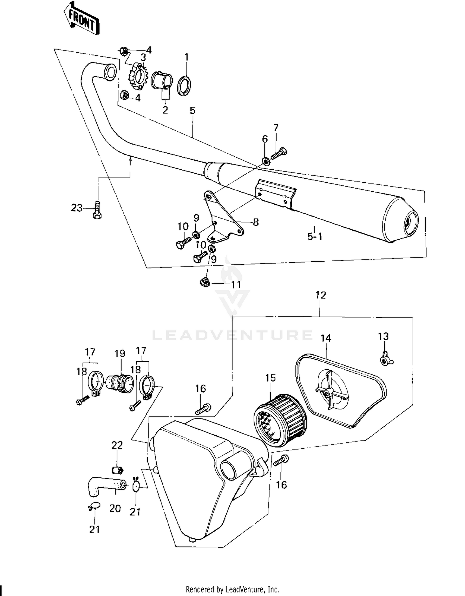 AIR CLEANER/MUFFLER