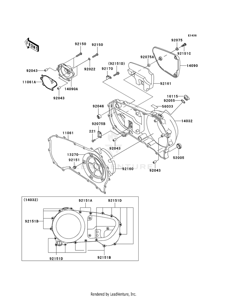 Right Engine Cover(S) Schematic
