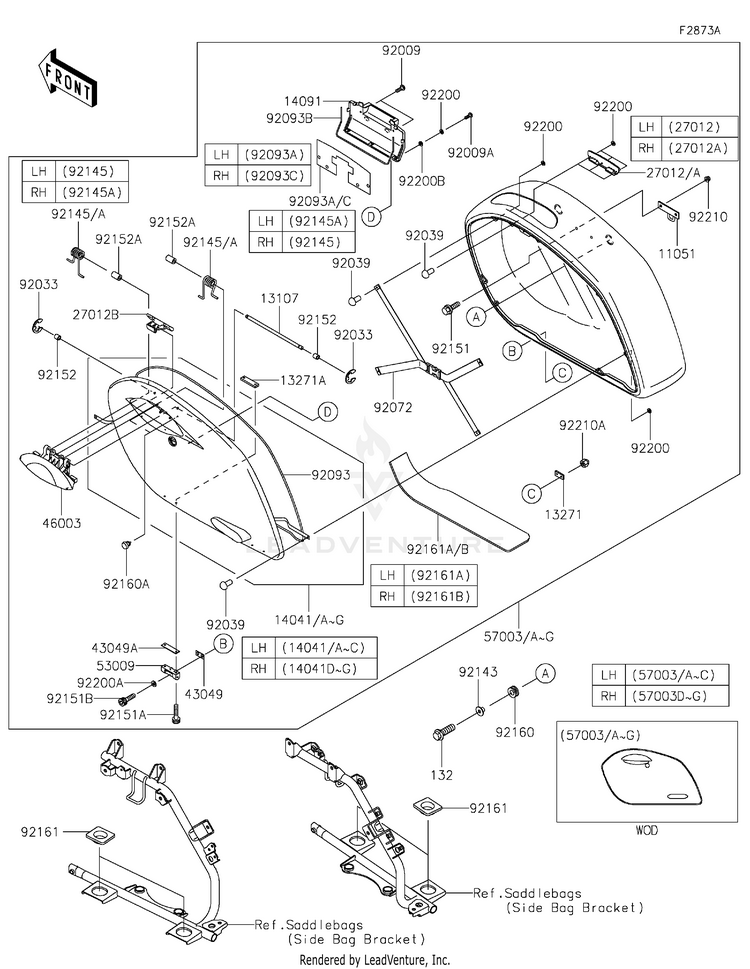 Saddlebags(Side Bag) Schematic