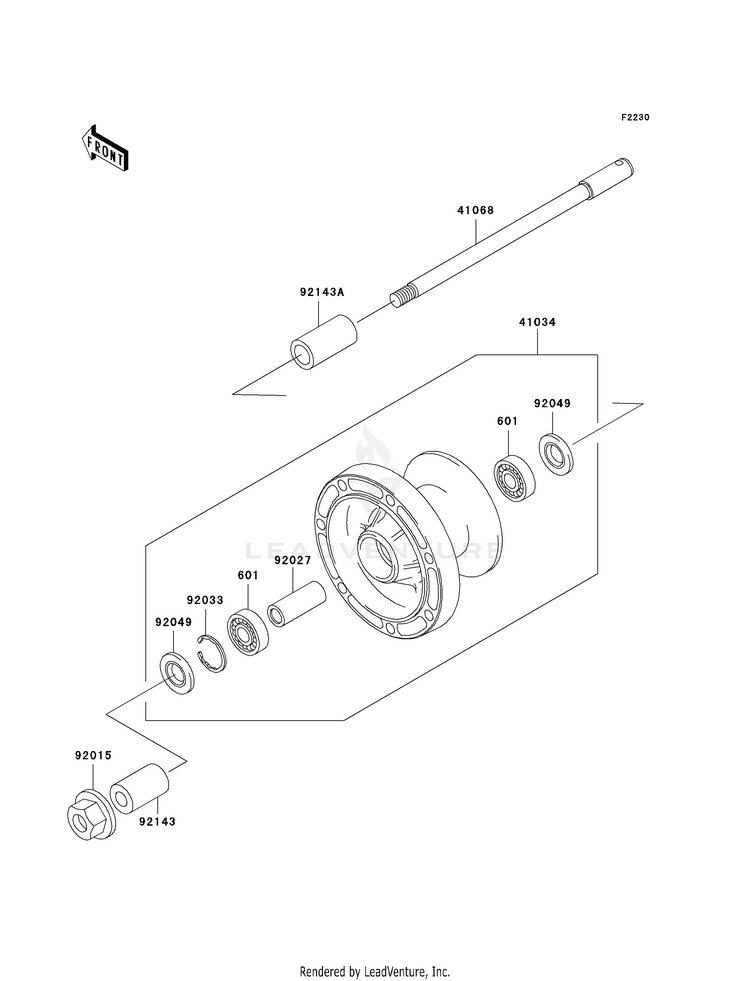 Front Wheel Schematic