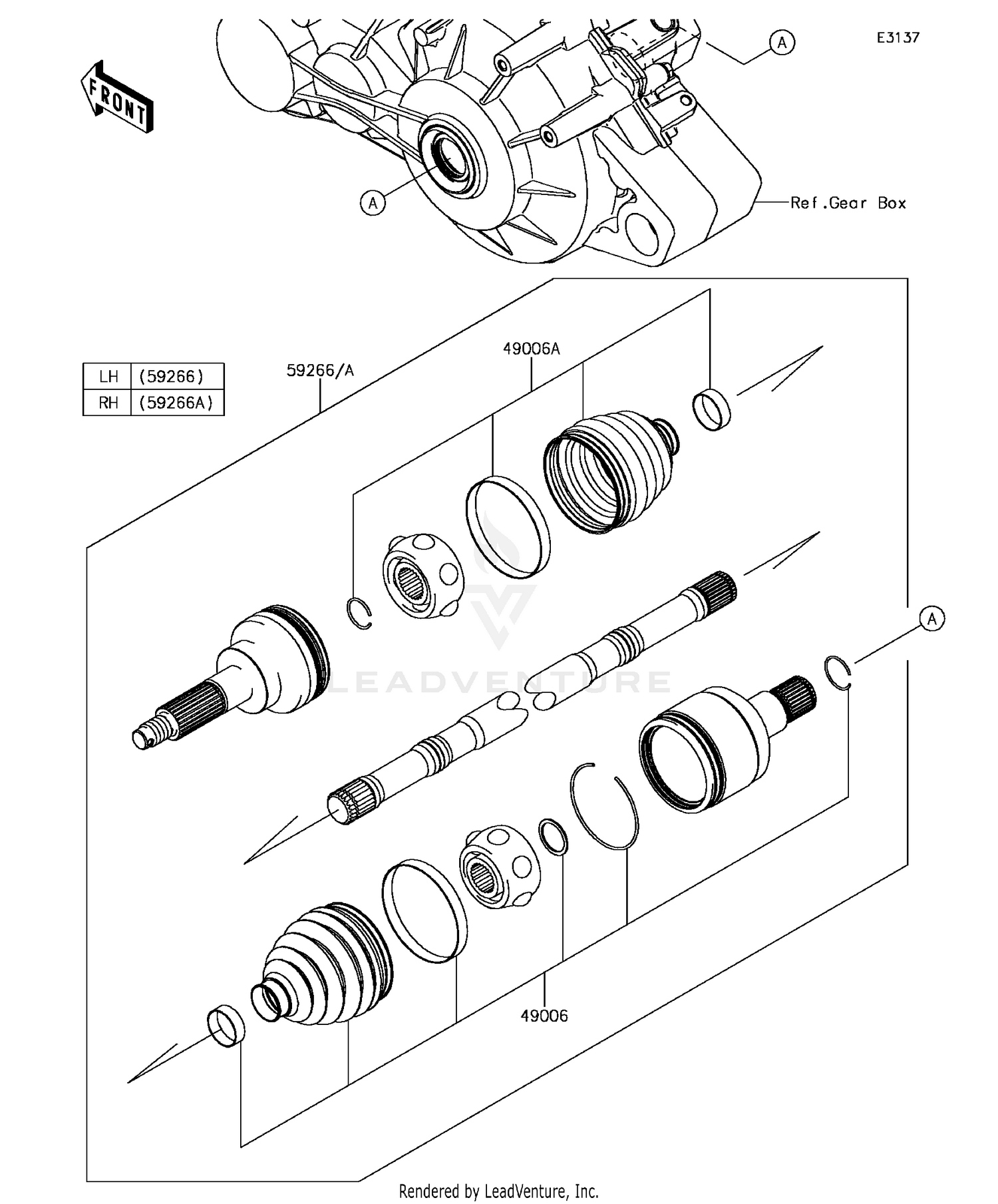 Drive Shaft-Rear