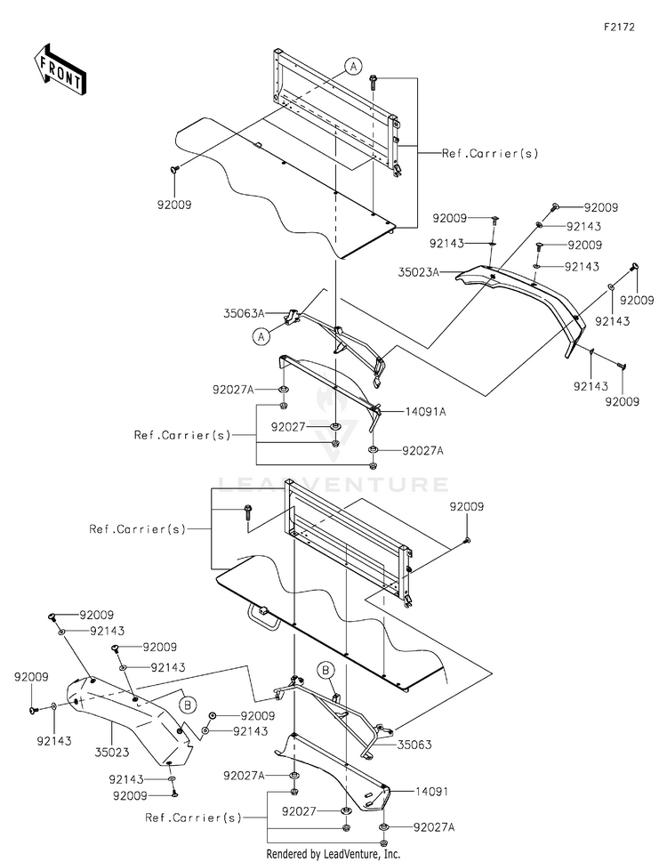 Rear Fender(S) Schematic
