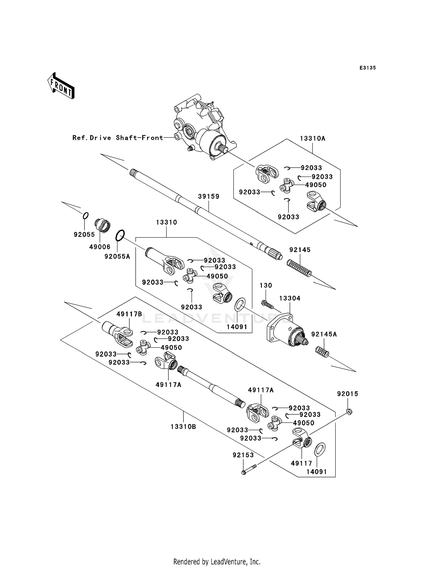 DRIVE SHAFT-PROPELLER