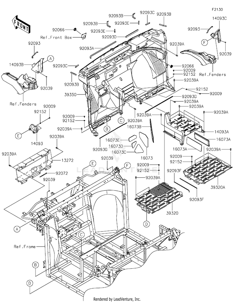 Frame Fittings(Front) Schematic