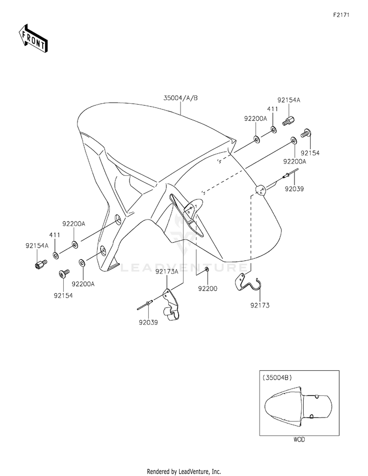 Front Fender(S) Schematic