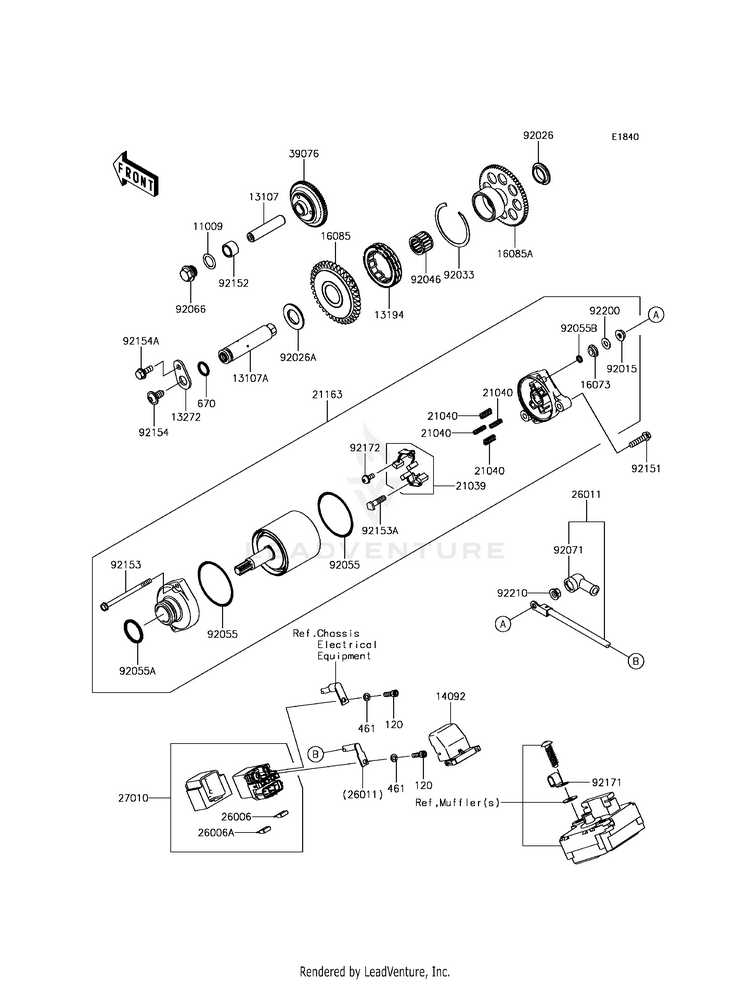 Starter Motor Schematic