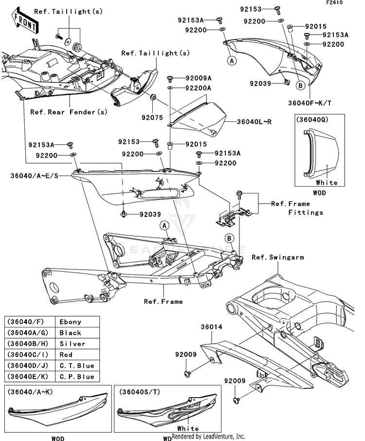 Side Covers/Chain Cover Schematic