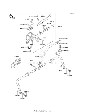 Front Master Cylinder Schematic