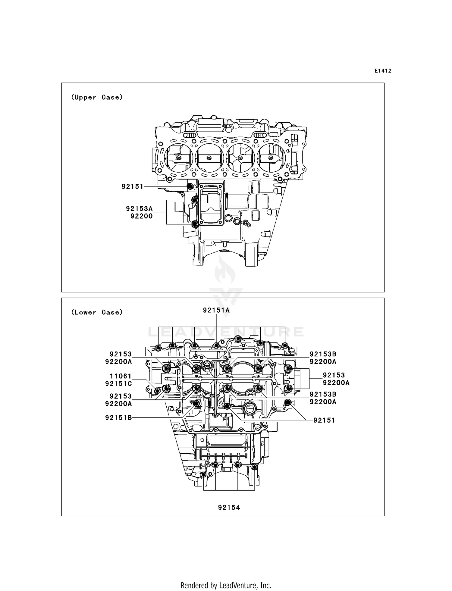 CRANKCASE BOLT PATTERN