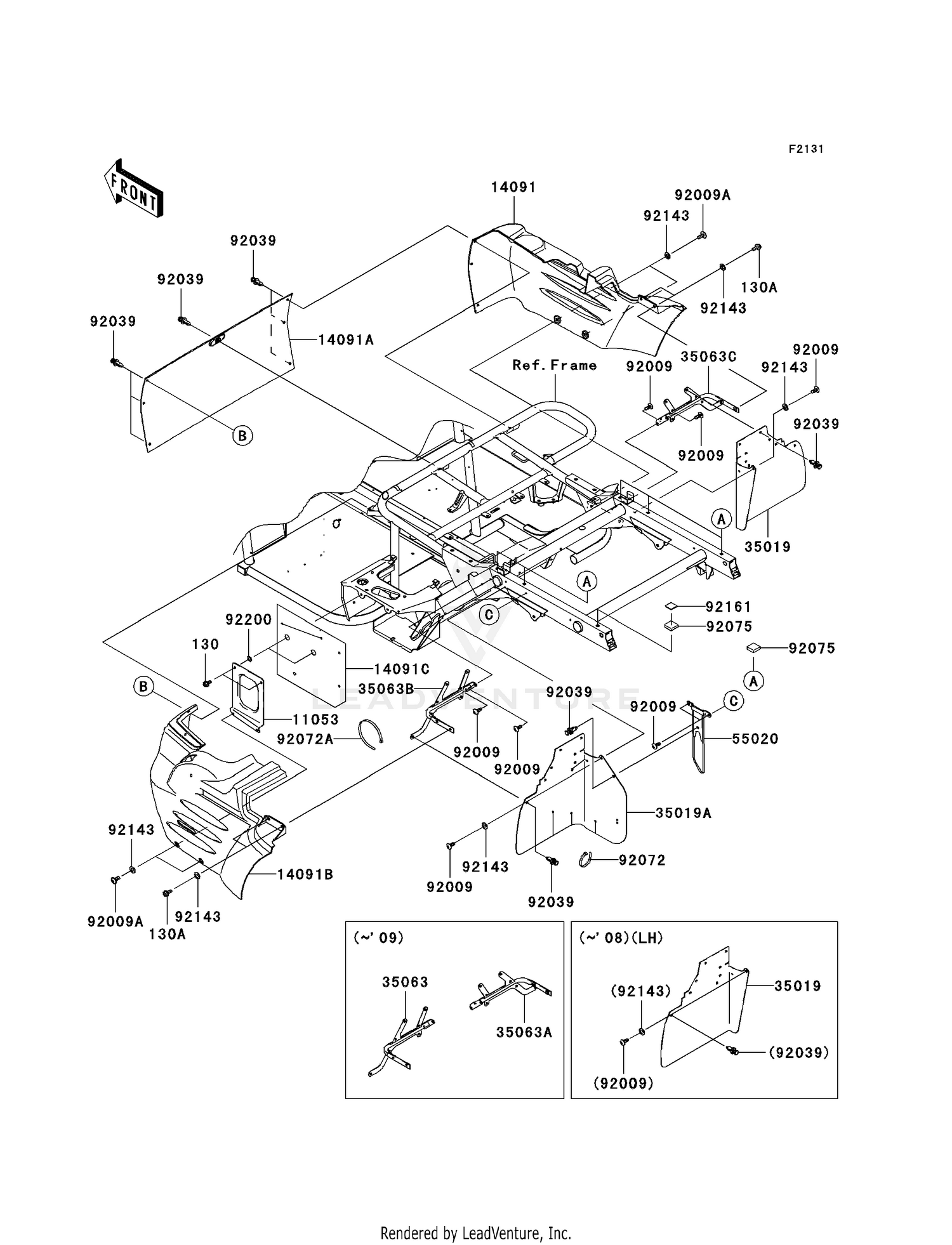 FRAME FITTINGS (REAR)