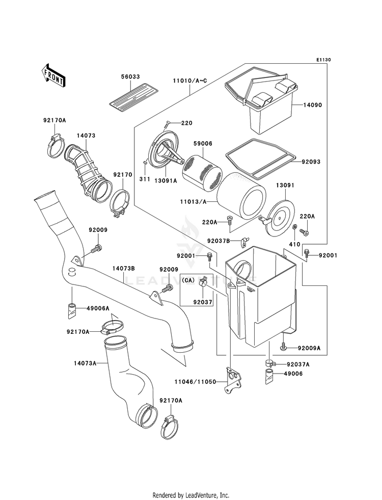 Air Cleaner Schematic