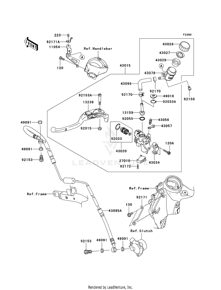 Clutch Master Cylinder Schematic