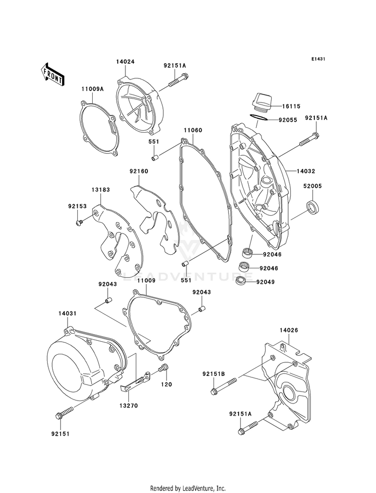Engine Cover(S) Schematic