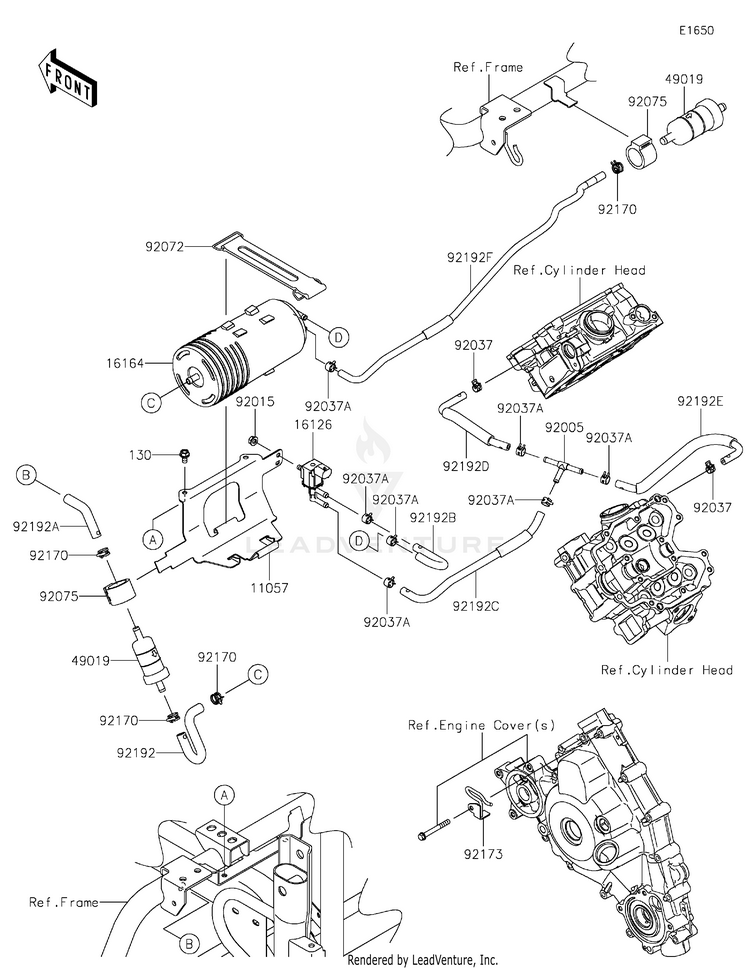 Fuel Evaporative System(Ca) Schematic