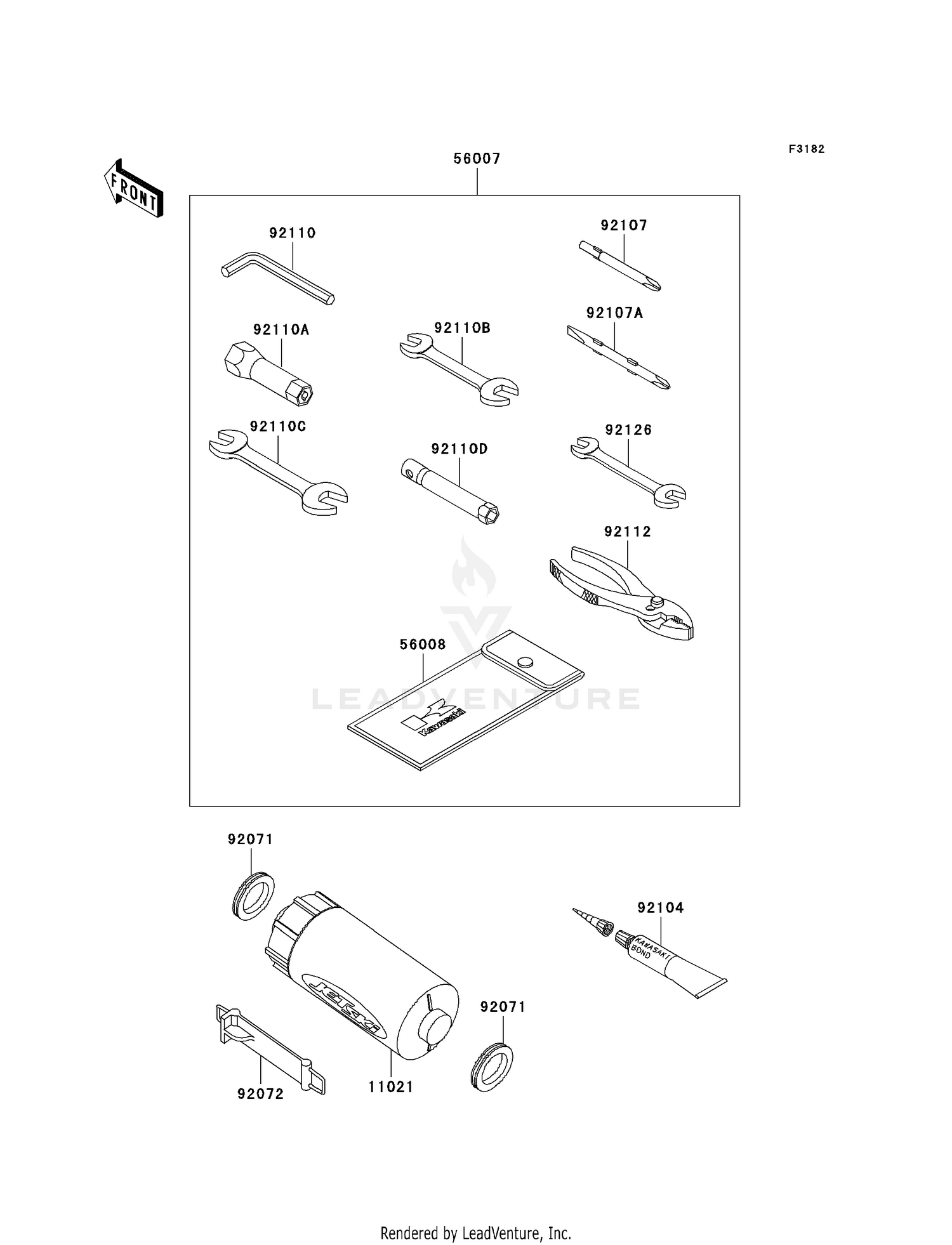 OWNER'S TOOLS (JH1100-B1/B2)