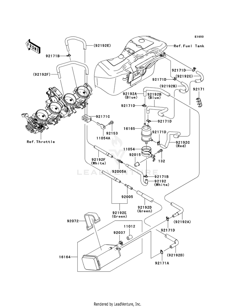 Fuel Evaporative System (Ca) Schematic