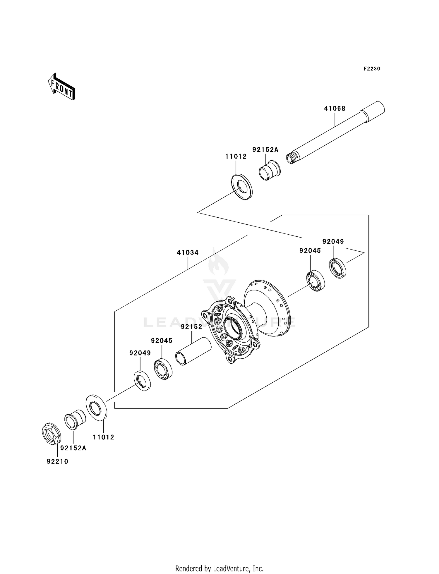 FRONT HUB