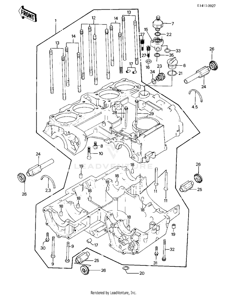 Crankcase Schematic