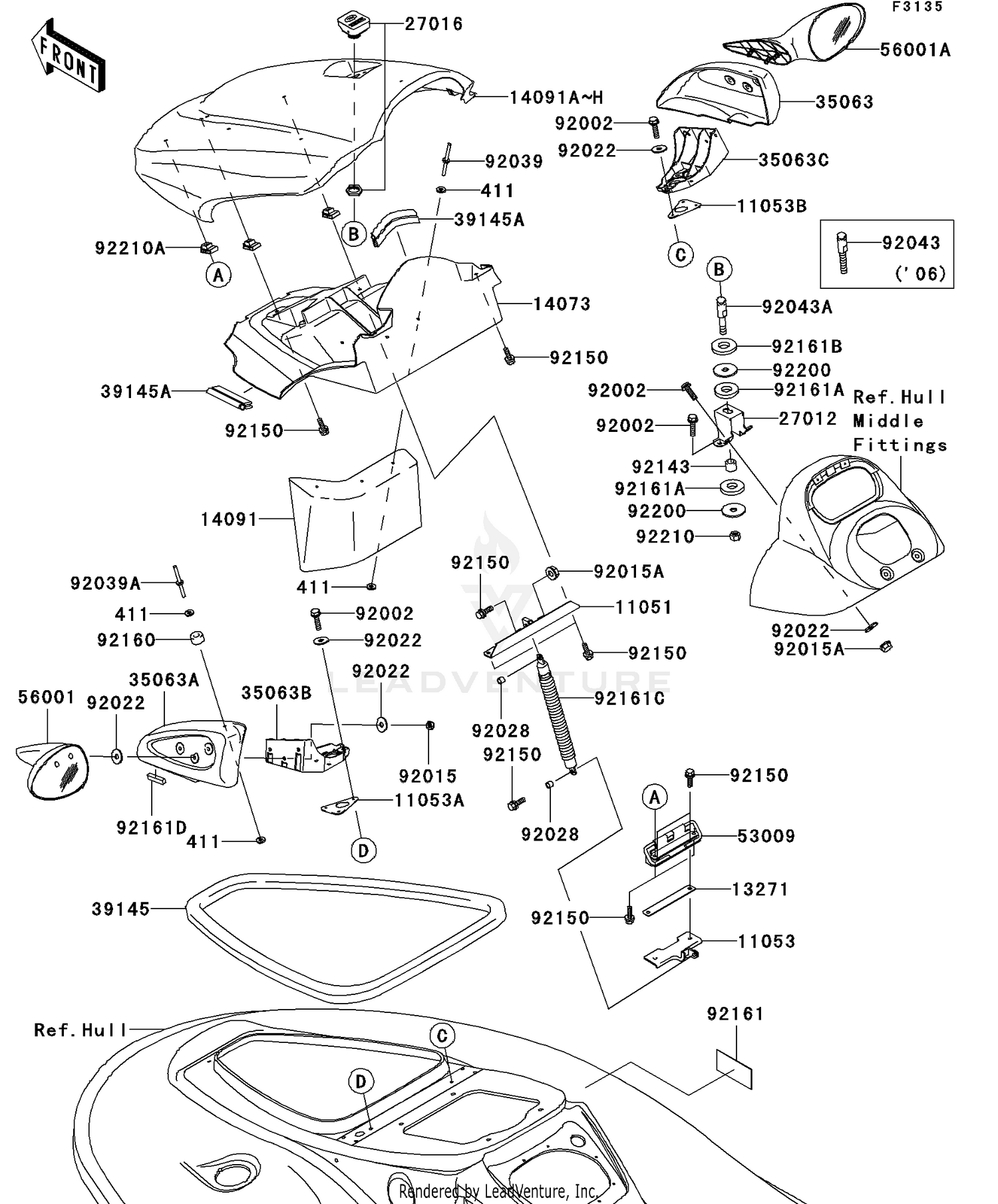 Hull Front Fittings
