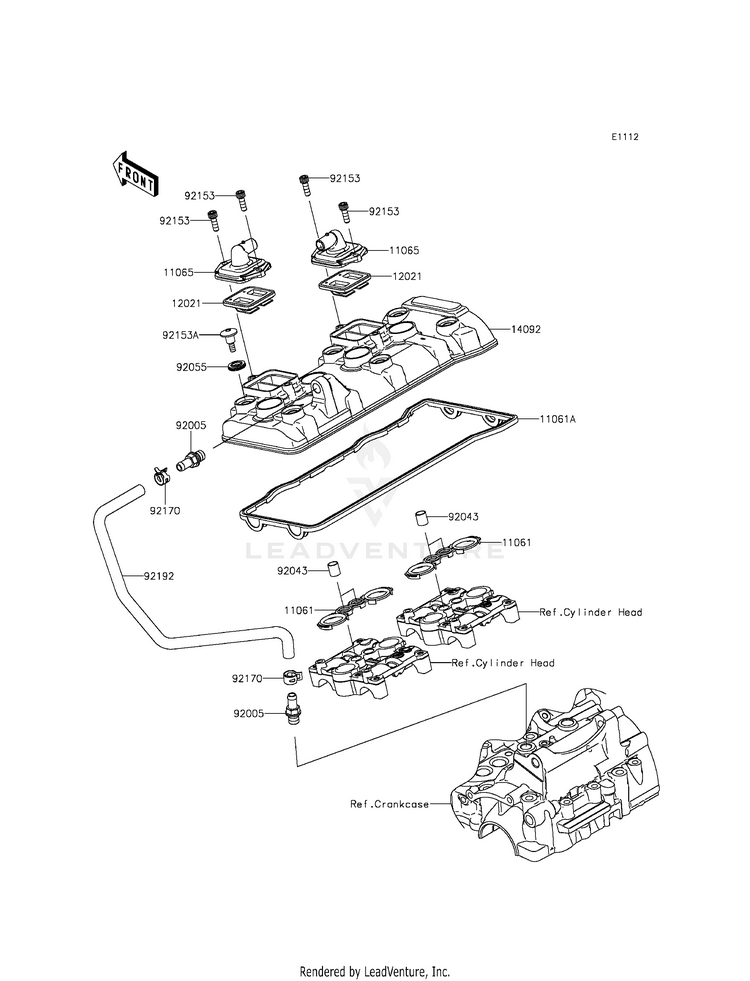 Cylinder Head Cover Schematic