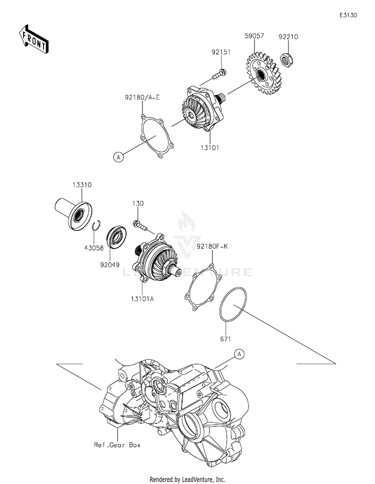 Bevel Gear Schematic
