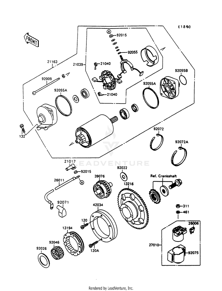 Starter Motor Schematic