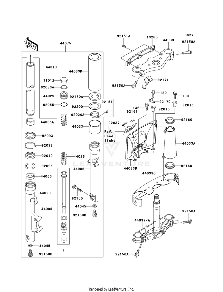 Front Fork Schematic