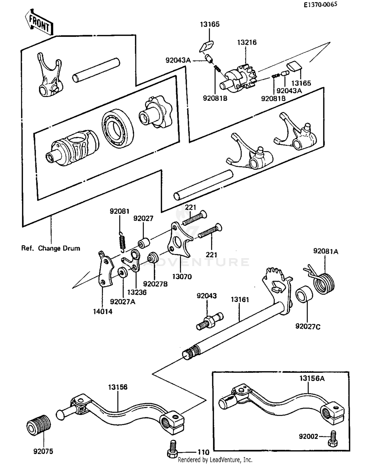 GEAR CHANGE MECHANISM