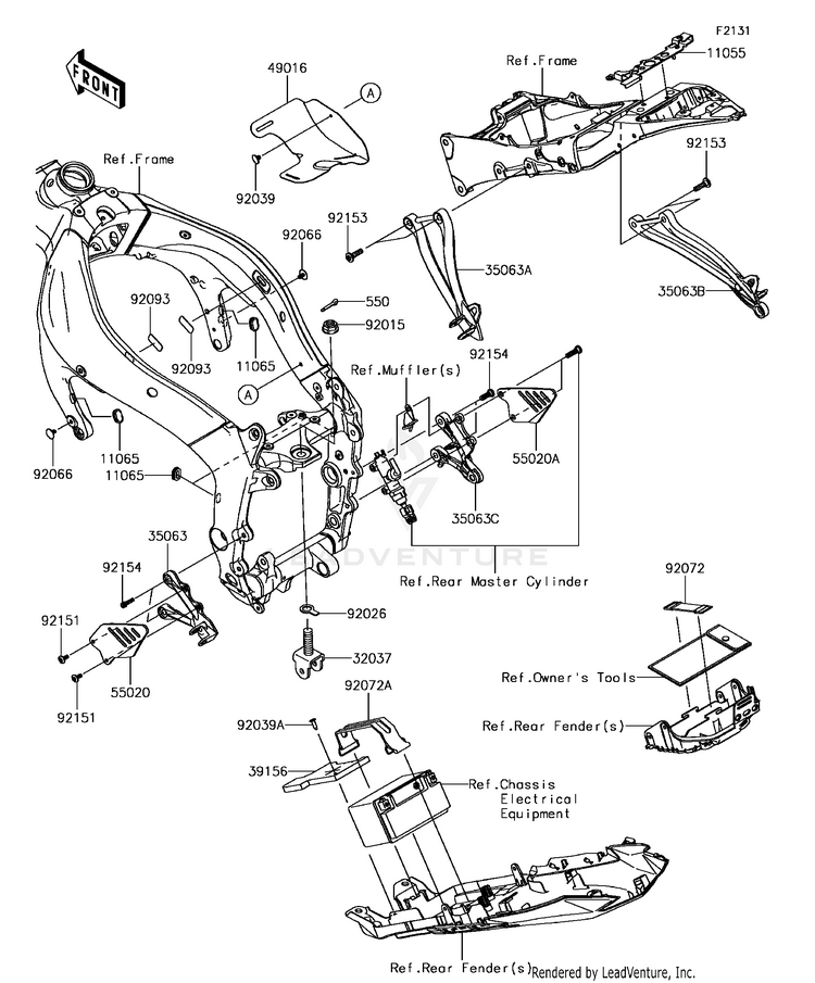 Frame Fittings Schematic