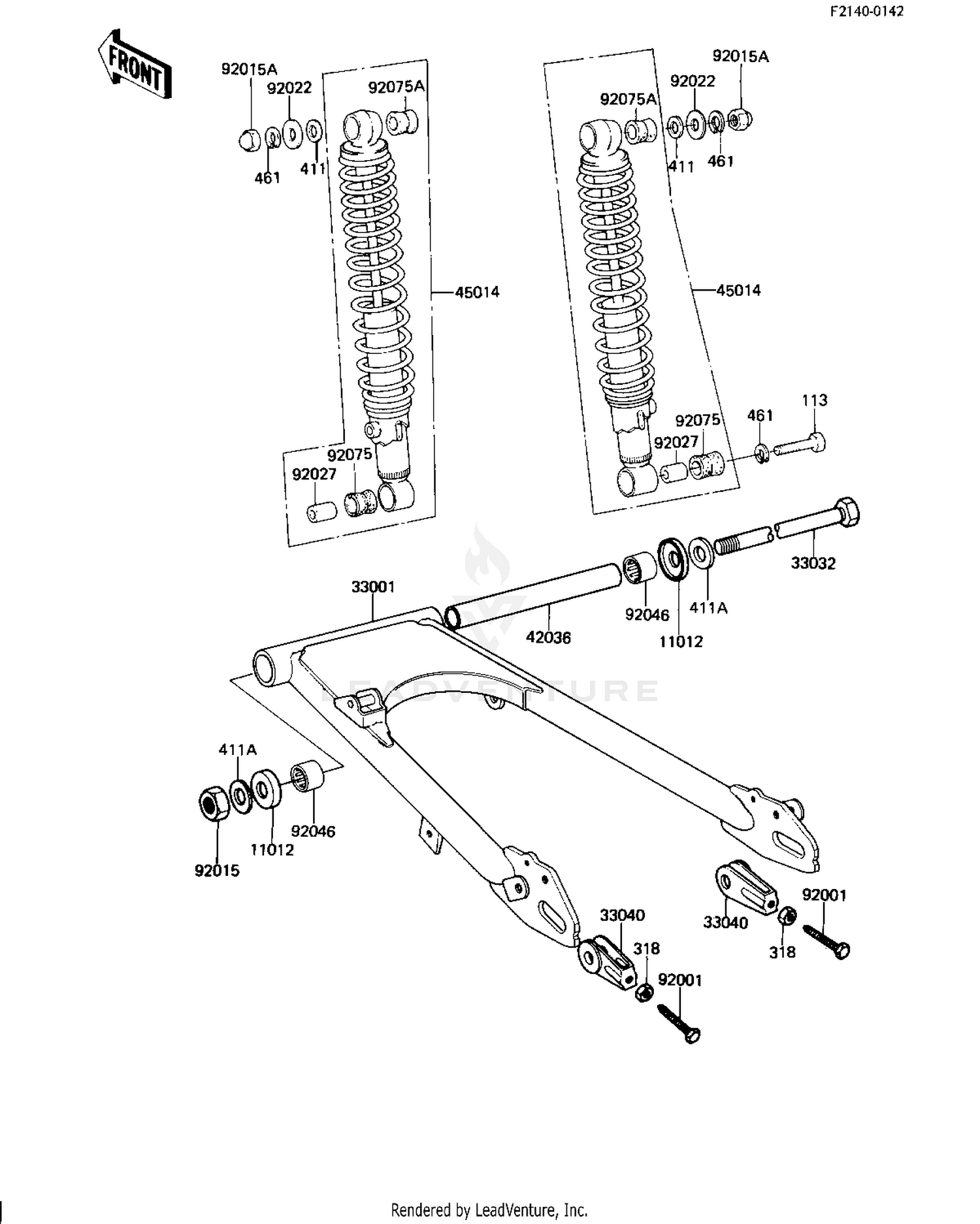 SWING ARM/SHOCK ABSORBERS