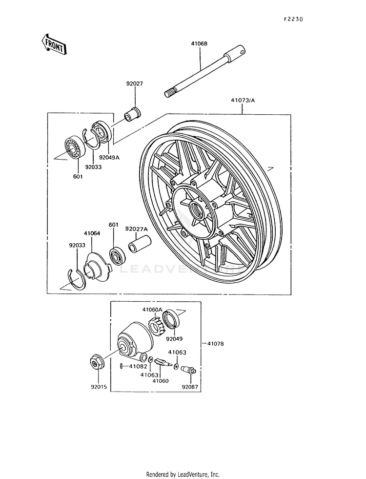 Front Wheel Schematic