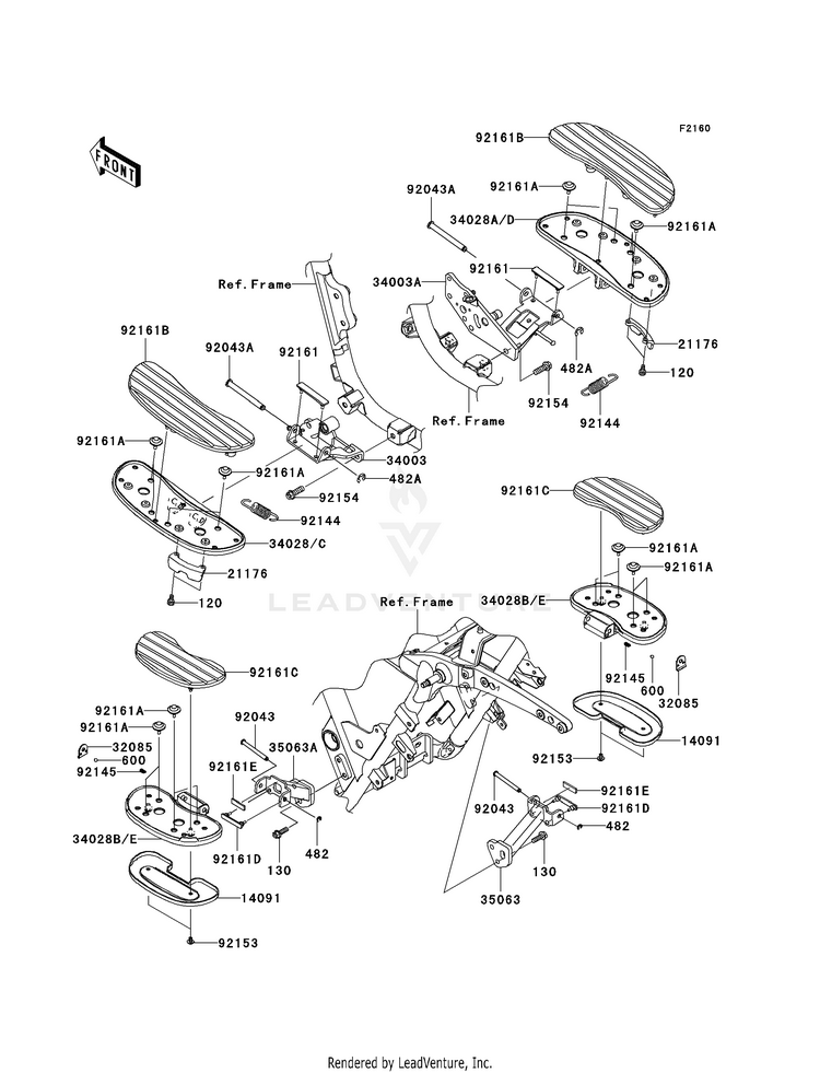 Footrests Schematic