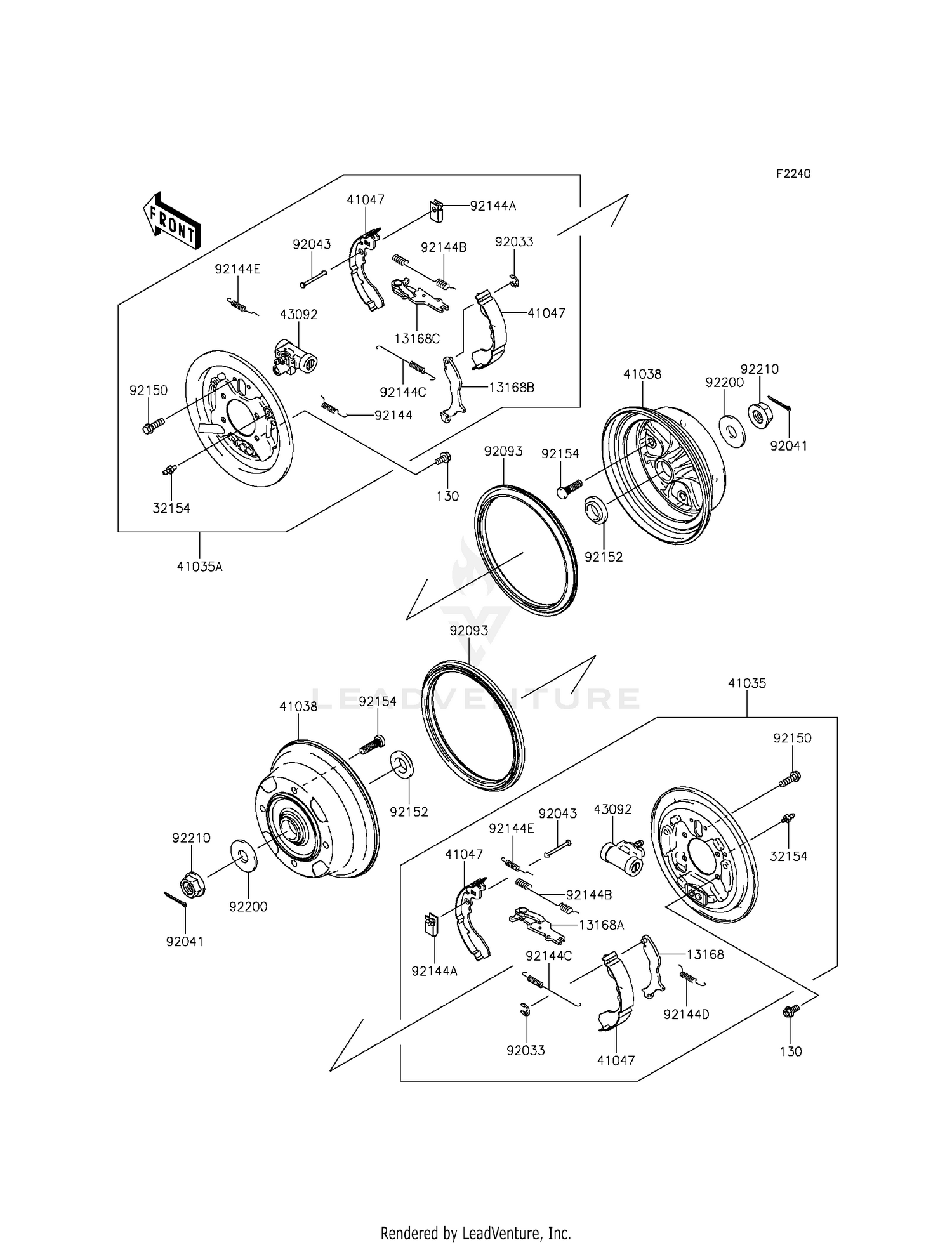 REAR HUBS/BRAKES