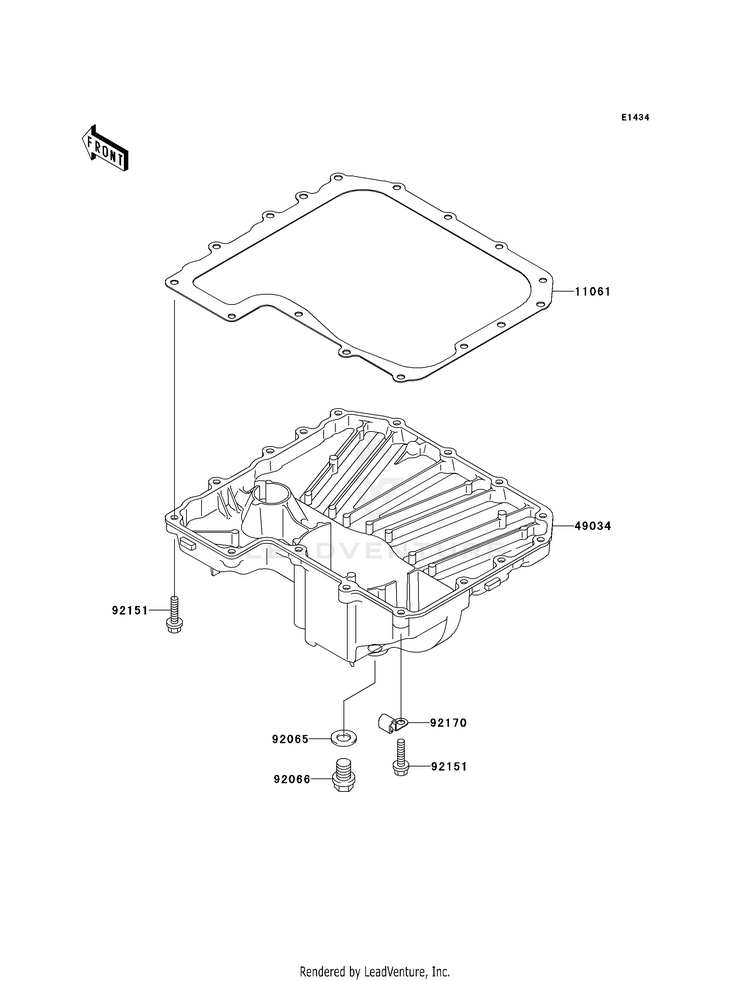 Oil Pan Schematic
