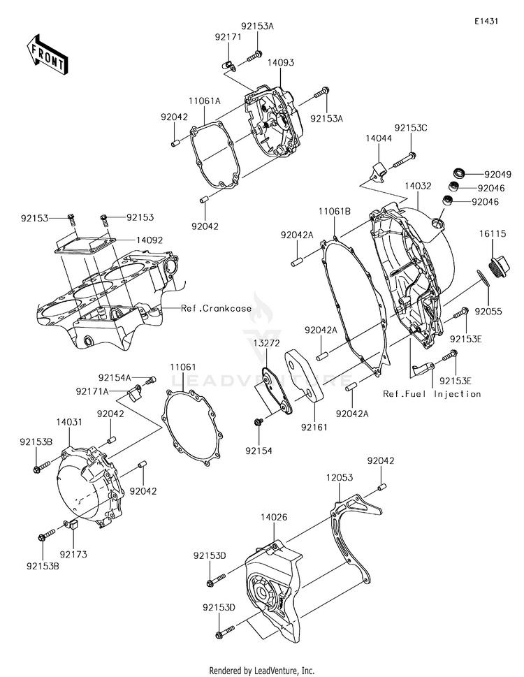 Engine Cover(S) Schematic